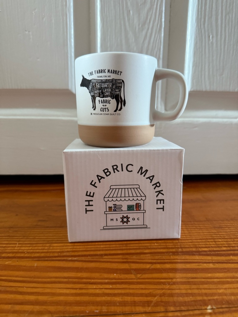 Cow Fabric Cuts Ceramic Mug